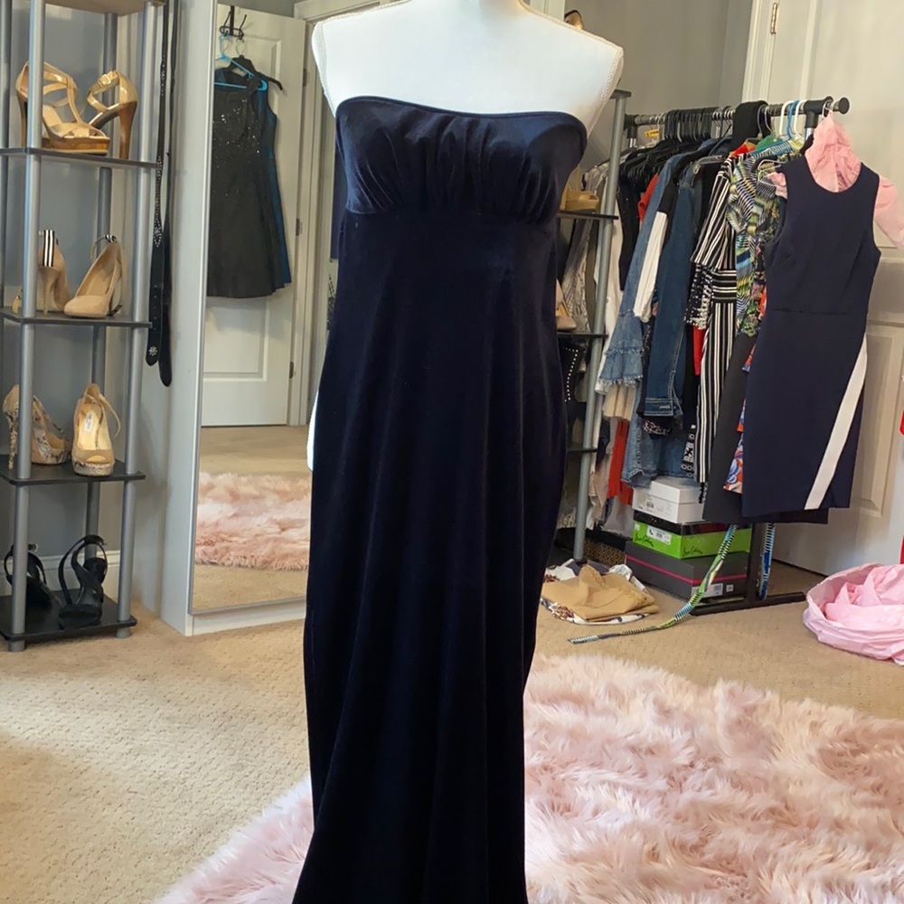 Georgette evening dress.